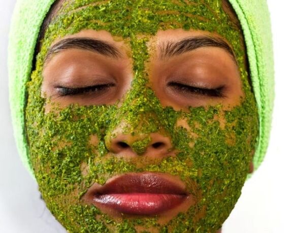 Kräutermaske